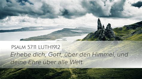 Psalm Luth Desktop Wallpaper Erhebe Dich Gott Ber Den