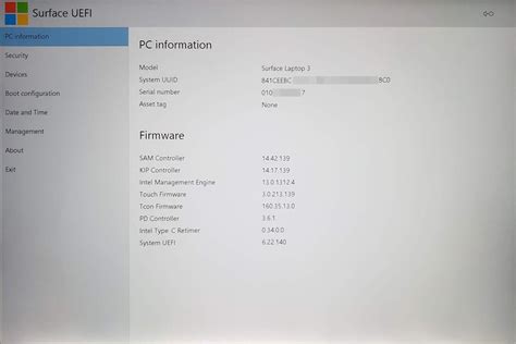 Как войти в bios microsoft surface