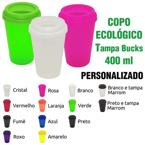 Copo Ecológico Tampa Bucks 400 ml Personalizado Elo7