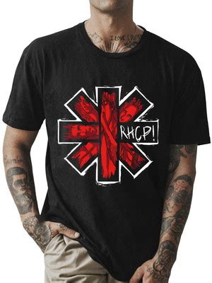Camiseta Red Hot Chilli Peppers Rockwear Preta Elo7