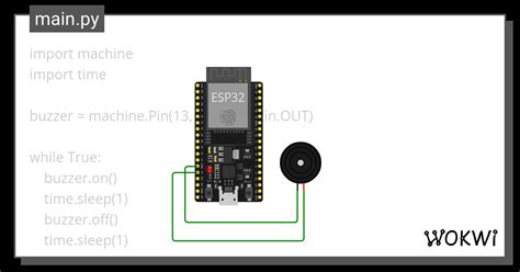 Buzzer Wokwi Esp32 Stm32 Arduino Simulator