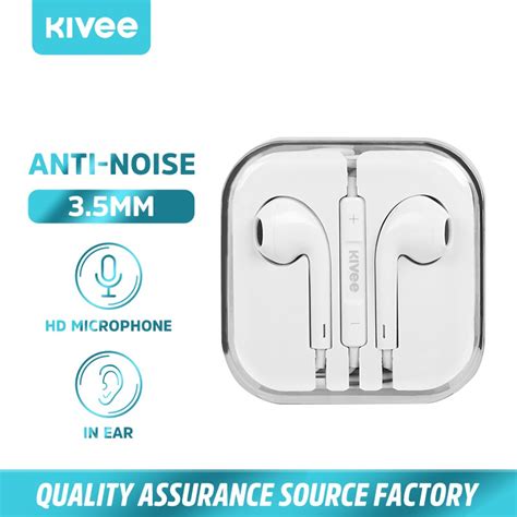 Jual HOT KIVEE Headset Kabel 3 5 Mm Gaming Musik Earphone In Ear For Oppo Vivo Xiaomi Android