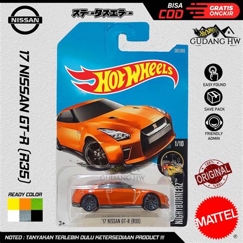 Jual HOT WHEELS NISSAN GTR R35 Shopee Indonesia