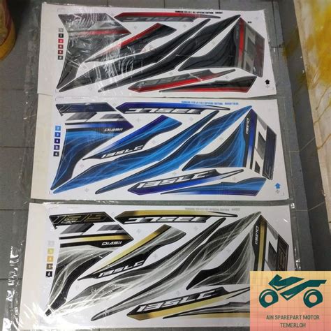 Sticker Body Cover Set Stripe 18 Special Edition Yamaha Lc135 V2 V3