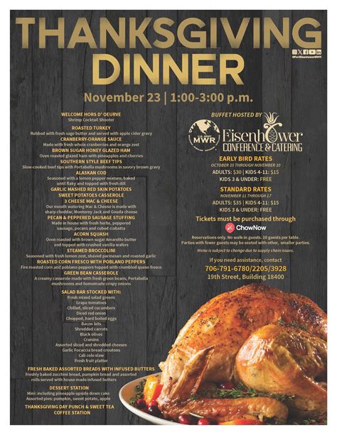 2023 Thanksgiving Dinner - Augusta Magazine