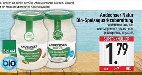 Andechser Natur Bio Speisequarkzubereitung Angebot Bei E Center