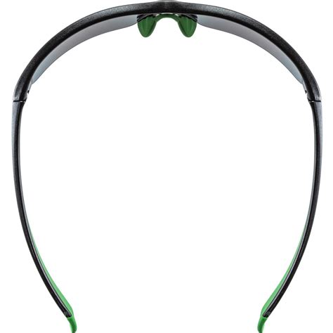 Uvex Sportstyle Black Mat Green Green Eyewear Uvex Sports