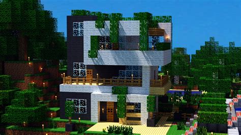 Minecraft House Wallpapers - Top Free Minecraft House Backgrounds ...