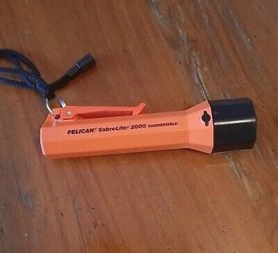 Pelican Sabrelite Submersible Waterproof Flashlight Super Bright