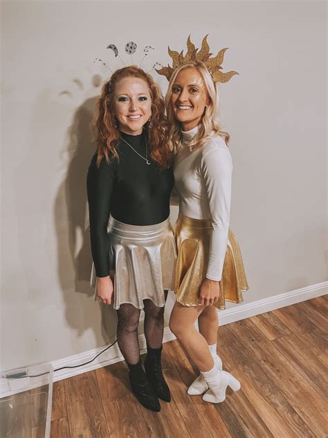 Sun And Moon Costume Best Friend Costume Girl Group Halloween Costumes