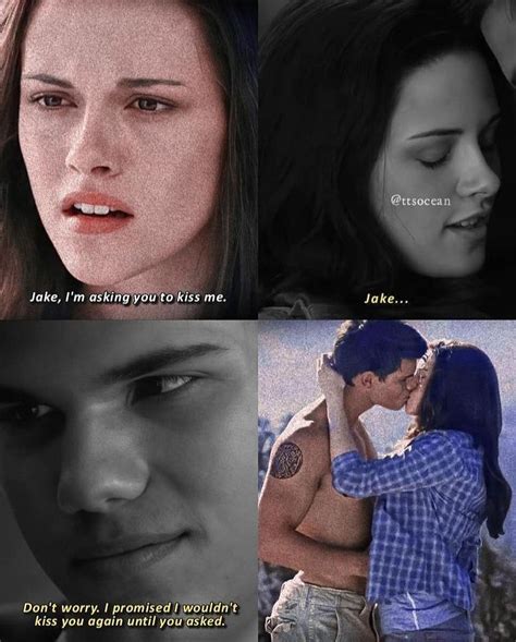 Jacob Black, Bella Swan, cena de beijo, Crepúsculo, cena do filme ...