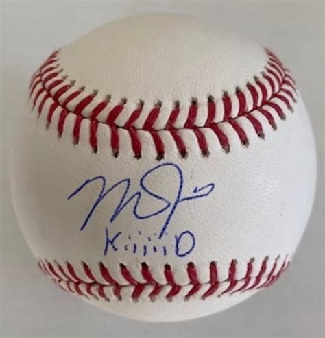 Mike Trout Autographed "KIIIIID" Baseball | MLB Auctions