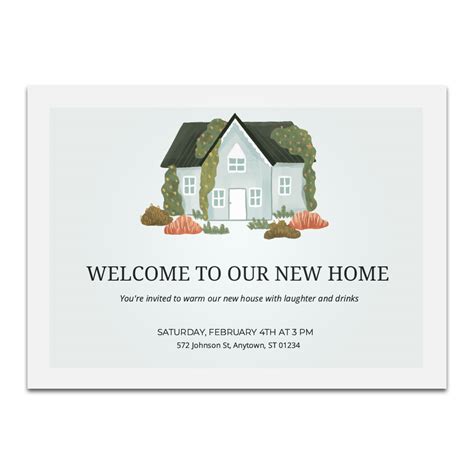 Housewarming Party Invitation - Horizontal | MoreWithPrint