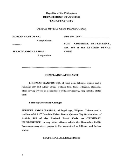 365 Pdf Affidavit Common Law