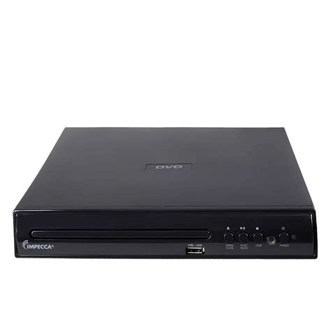 Impecca Compact Home DVD Player With USB Input Colour Black Rossy