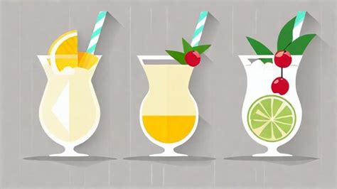 Premium Photo Refreshing Pina Colada Cocktails