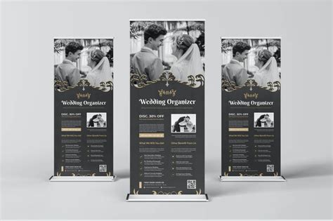 Wedding Organizer Roll Up Banner Template By Giantdesign On Envato