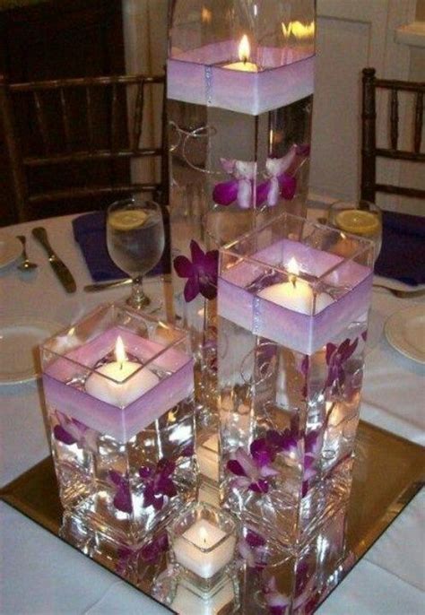 Wodnerful Diy Unique Floating Candle Centerpiece With Flower Floating