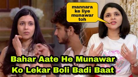 Munawar Faruqui Mannara Chopra Mitali