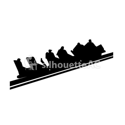 roller coaster | Free Silhouette Vector | silhouetteAC