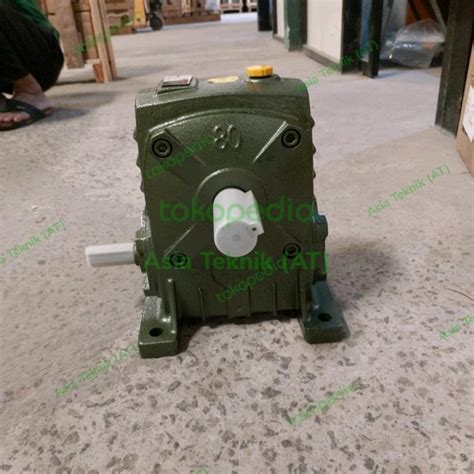 Promo TRANZGEAR SPEED REDUCER GEAR BOX WPA 80 RATIO 10 60 GEARBOX 1