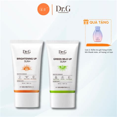 Kem Chống Nắng Dr G Dưỡng Sáng Da Brightening Up Sun SPF50 PA 50ml