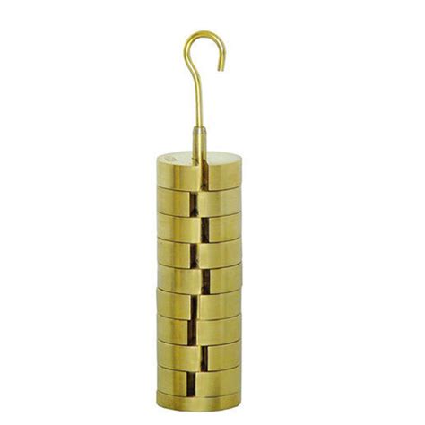 Slotted Brass Weight Set Dinesh Scientific