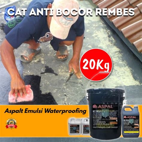 Jual Kg Aspal Cair Pelapis Anti Bocor Dan Rembes Tahan Air Untuk