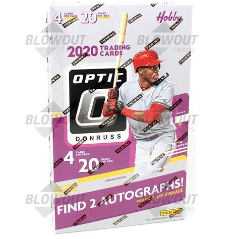 2020 Panini Donruss Optic Baseball Hobby Box