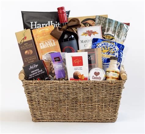 The Canadian T Basket Featuring Canadian Products