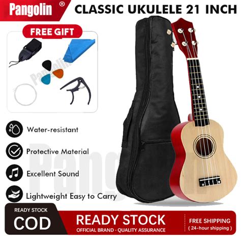 Ukulele Soprano 4 Strings Spruce Basswood Guitar Set Complete Package 21 Inches Lazada Ph