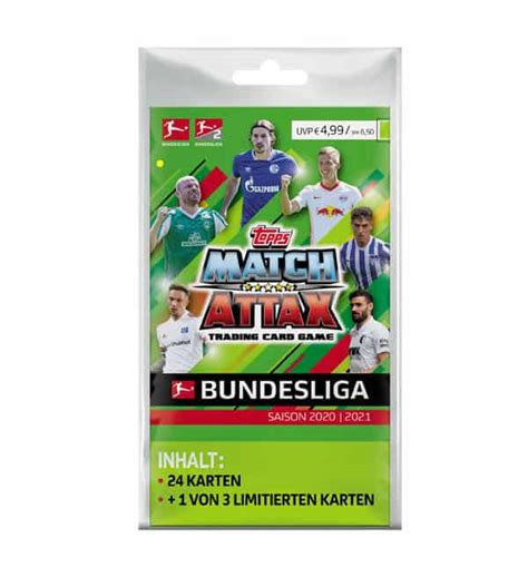 Topps Bundesliga Match Attax 2020 21 Blister De 25 Cartes Stickerpoint