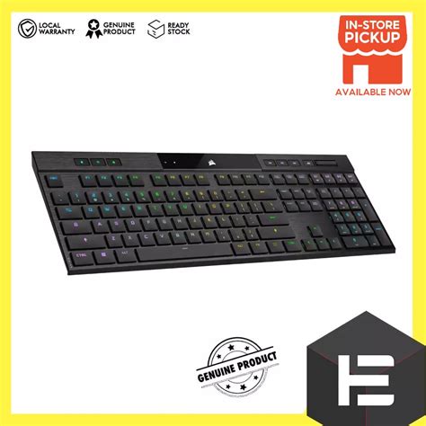 CORSAIR K100 Air Wireless RGB Ultra Thin Mechanical Gaming Keyboard