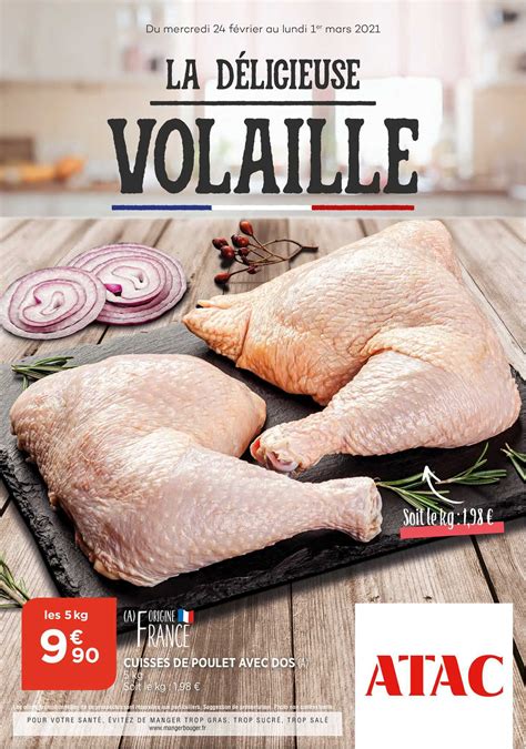 Promo Cuisse De Poulet Avec Dos Chez Atac ICatalogue Fr