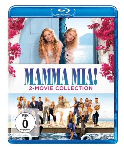 Mamma Mia 2 Movie Collection Meryl Streeplily James 2 Blu Ray New