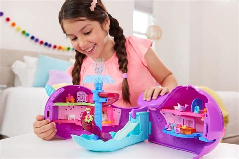 Piece Polly Pocket Sparkle Cove Adventure Narwhal Adventurer Boat