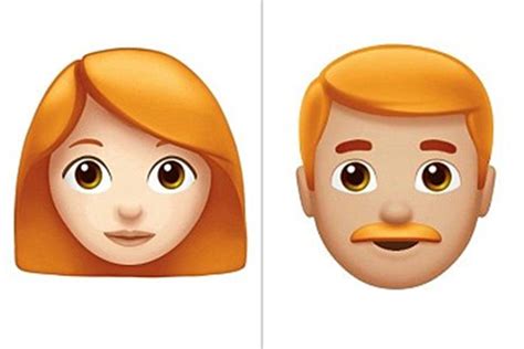 Scots Delight As Ginger Emojis Finally Released On Iphones Today But