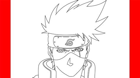 How To Draw Kakashi Easy