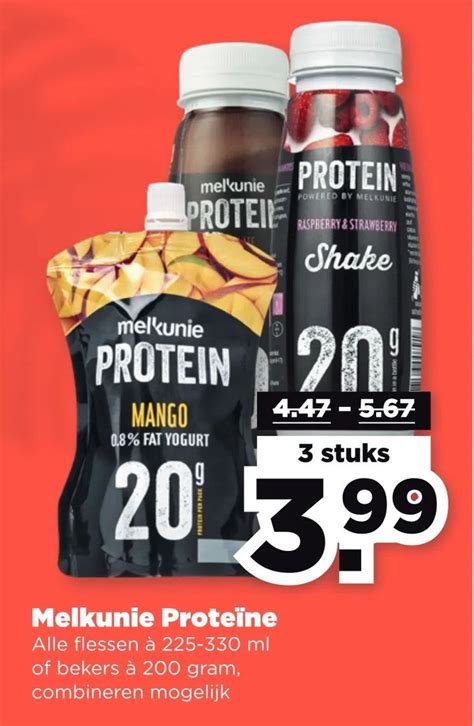 Melkunie proteïne aanbieding bij PLUS