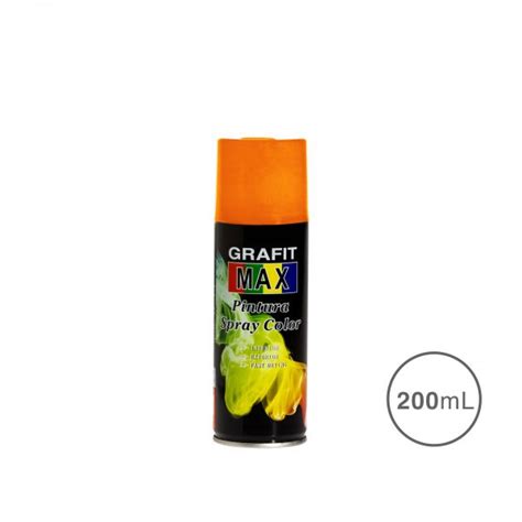 Grafit Max Spray Pintura Multiusos Laranja Flou Ml Kuantokusta