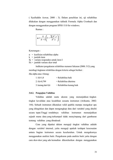 Bab Iii Metodologi Penelitian Pdf