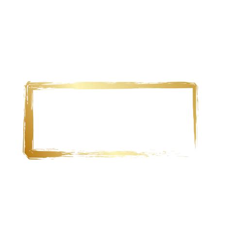 Gold frame border 26867145 PNG