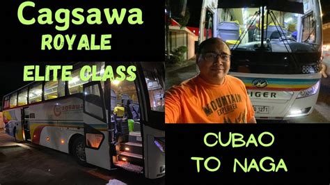 Cubao To Naga Riding Cagsawa Royal Elite Bus Dream Come True YouTube