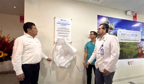 Tarapoto Essalud Inaugur Centro De Telemedicina Que Beneficiar A M S