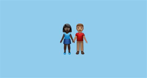 👩🏿‍🤝‍👨🏽 Woman And Man Holding Hands Dark Skin Tone Medium Skin Tone Emoji On Apple Ios 164