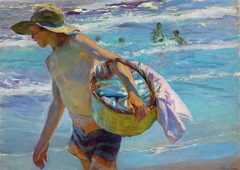 Young Fisherman Valencia Spain 1904 Painting By Joaquin Sorolla Pixels