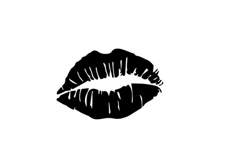 Lips Vinyl Decal Car Window Sticker Kissing Lips Tumbler Etsy