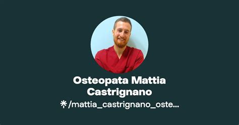 Osteopata Mattia Castrignano TikTok Linktree