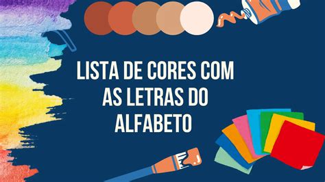 Cores Com Todas As Letras Do Alfabeto - 10