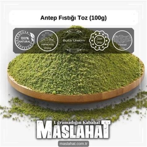 Antep Fıstığı Toz 100g Maslahat